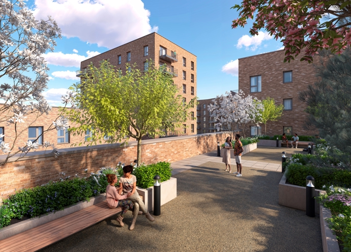 Lampton Parkside external CGI