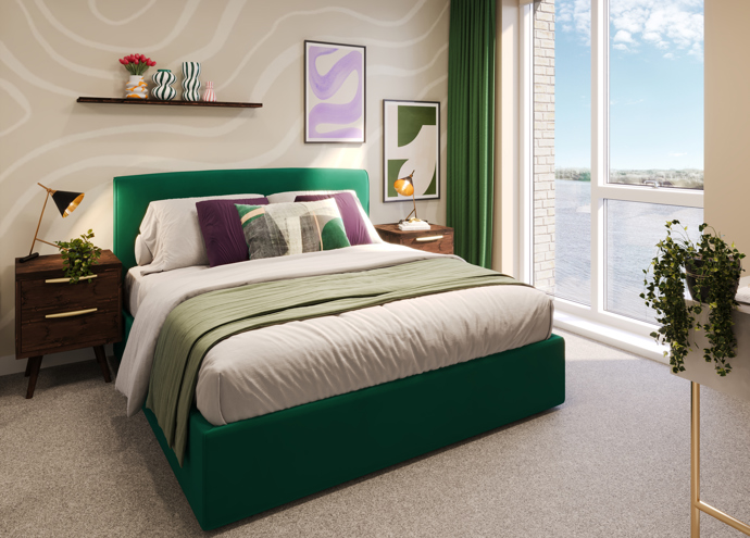 Royal albert wharf master bedroom