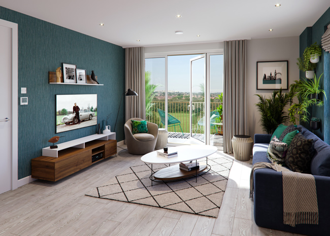 Lampton Parkside living room