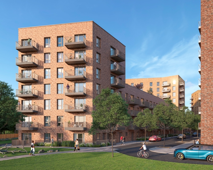 Lampton Parkside external CGI